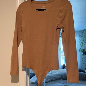 Nuuds Oat long sleeve bodysuit